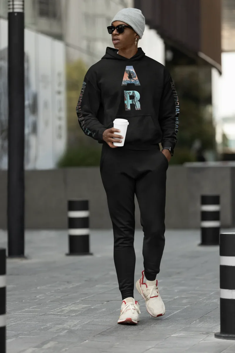 Artificial Reality "Art" Premium Unisex Hoodie image 3