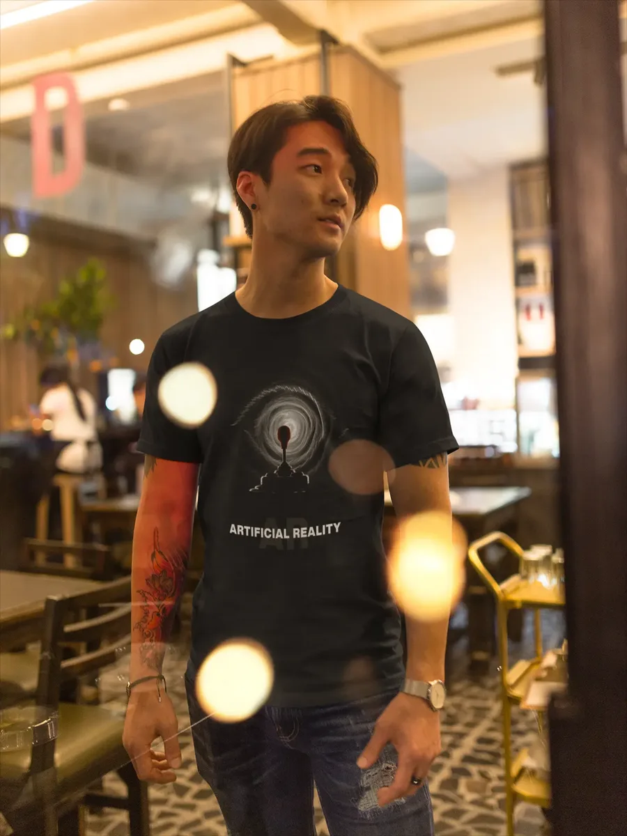 Artificial Reality Premium Men's T-shirt image 3