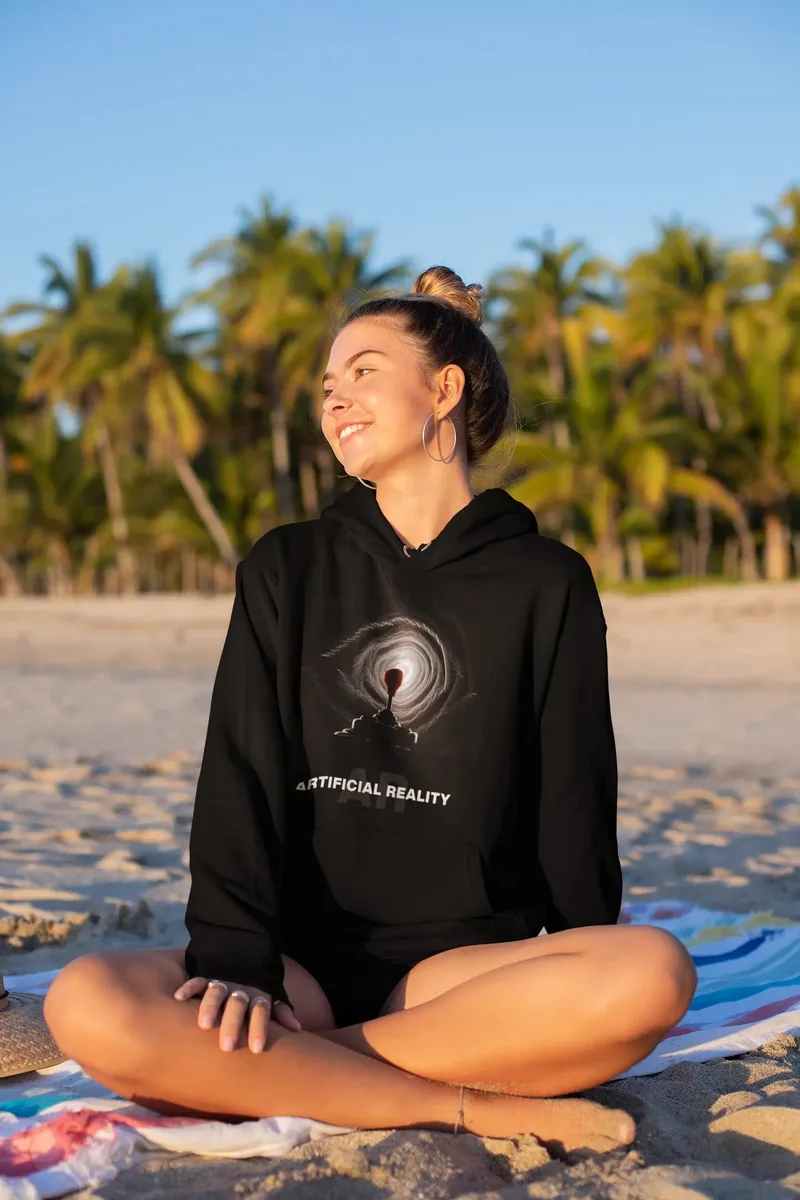 Artificial Reality Premium Unisex Hoodie image 5