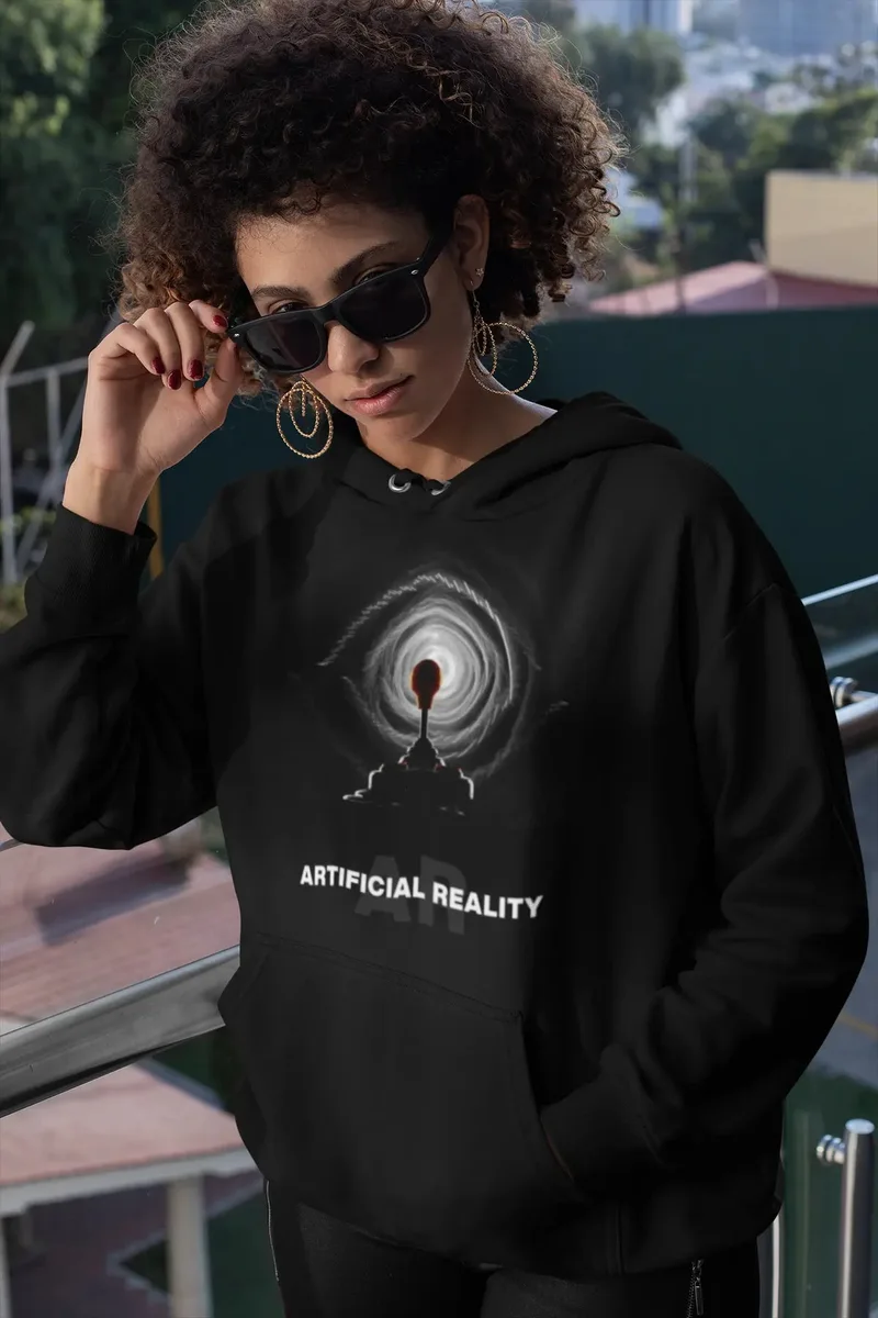 Artificial Reality Premium Unisex Hoodie image 8