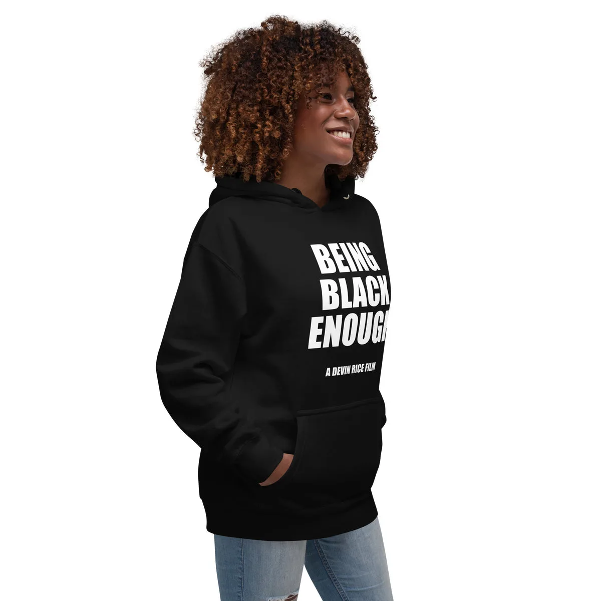 Being Black Enough Unisex Hoodie image 3