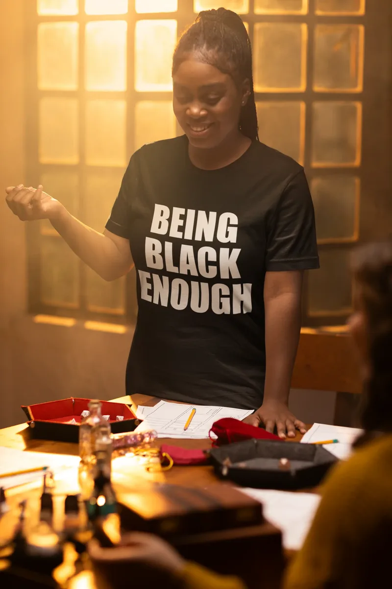 Being Black Enough "Movement" Unisex T-Shirt image 7