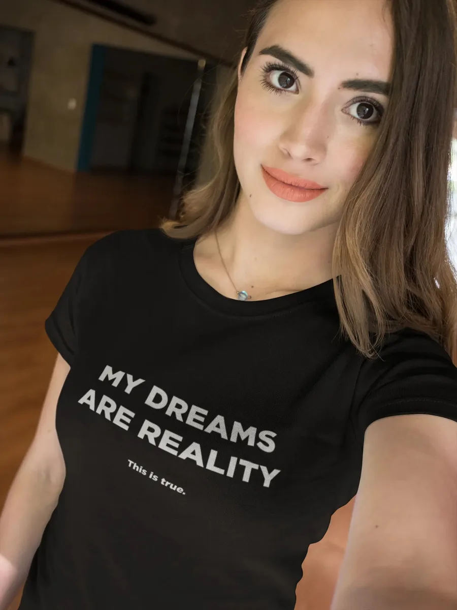 Dreams Into Reality Premium Women's T-shirt image 7